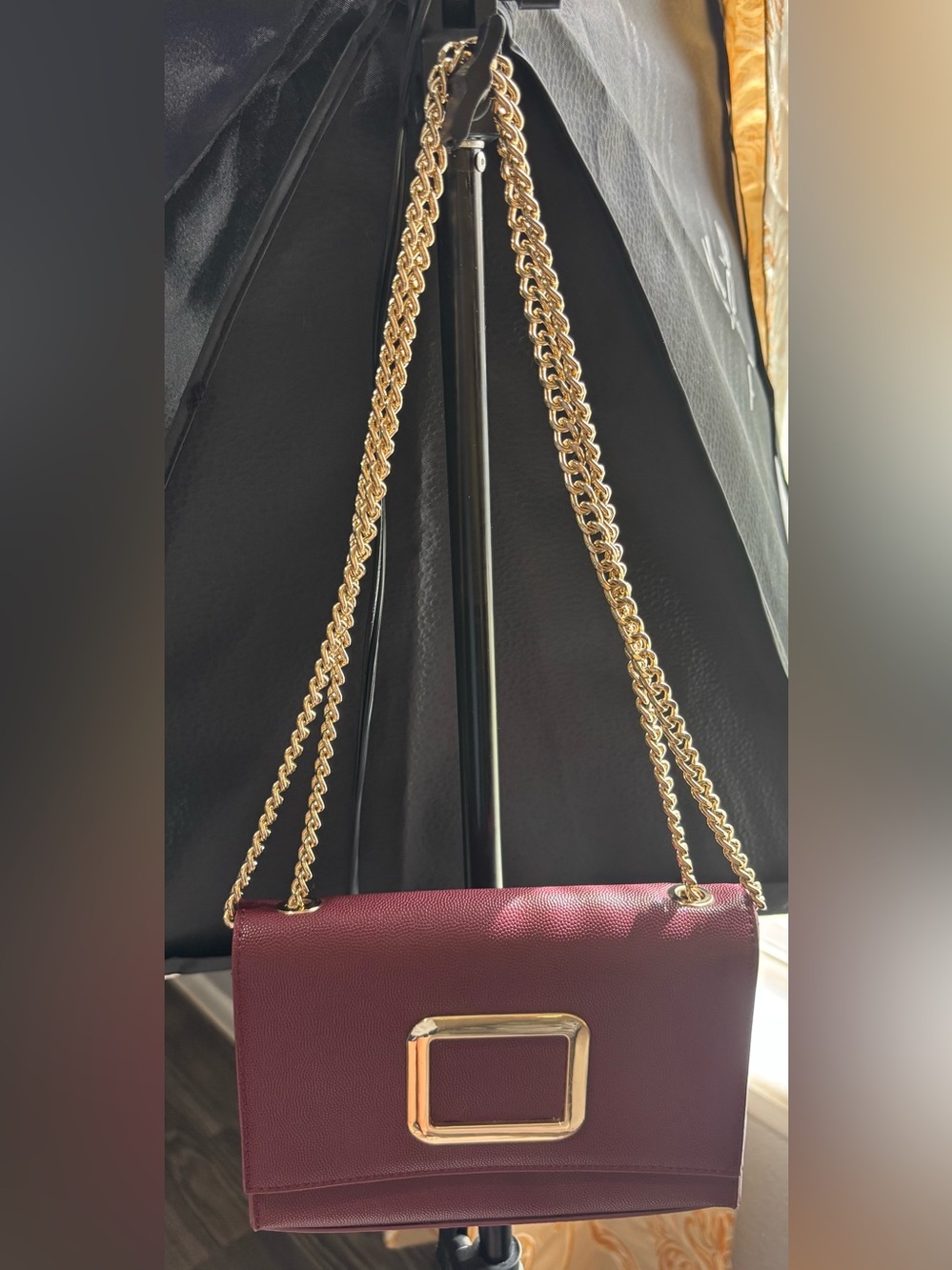 🩷 Forever 21 Burgandy Crossbody/Shoulder Bag
